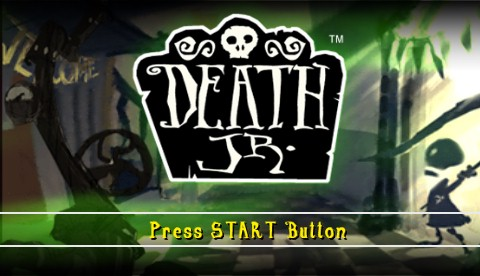 Death Jr. title screen for PSP
